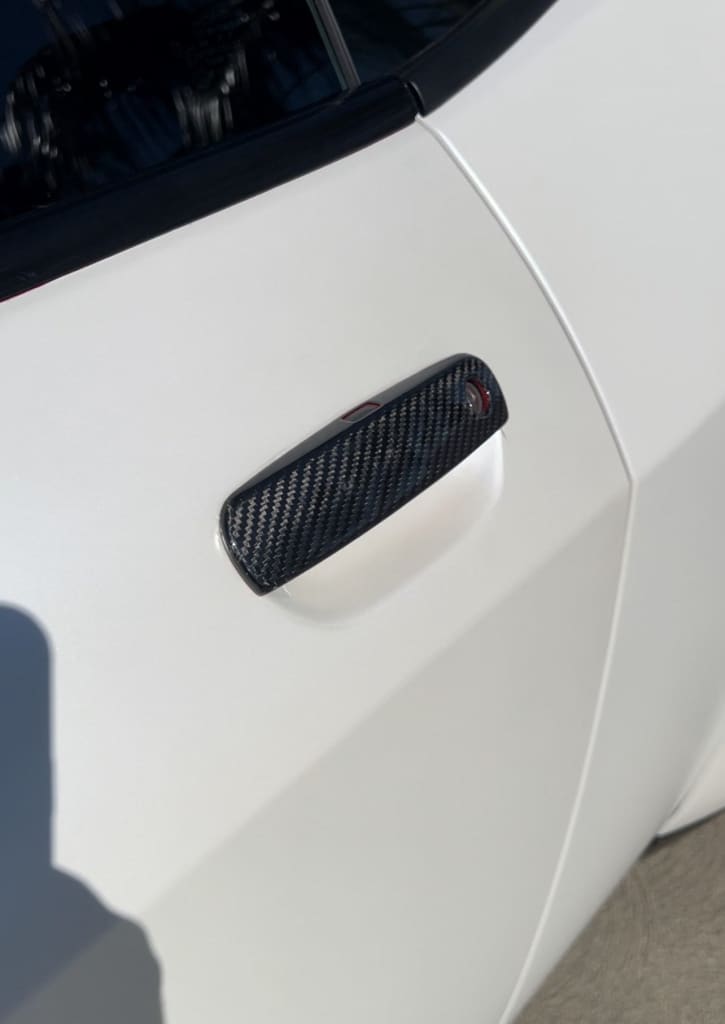 2011+ Dodge Charger/Challenger carbon fiber door handle covers