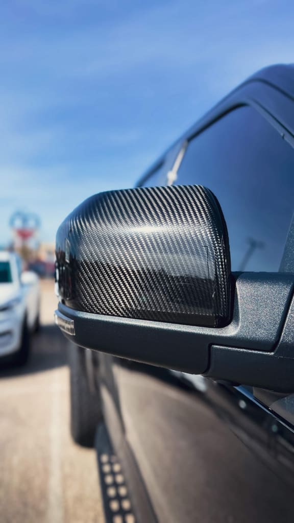 2015-2020 Ford F150/Raptor Carbon Fiber Mirror Caps Covers
