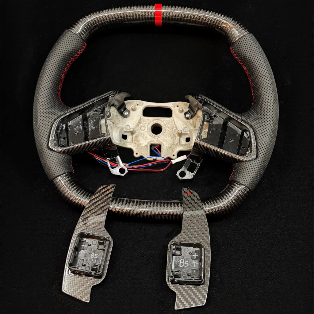 2020+ Chevrolet C8 Corvette Carbon Fiber Steering Wheel