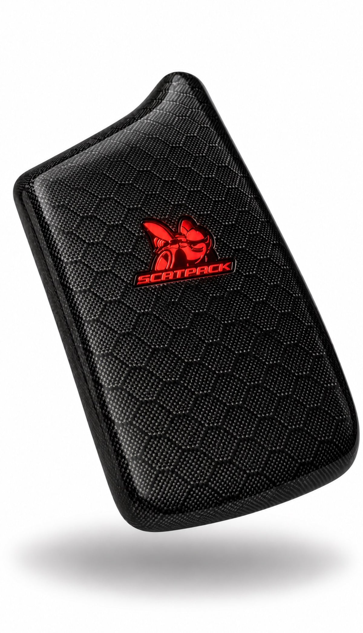 Dodge Challenger Custom LED Carbon Fiber Armrest (2015–2023)