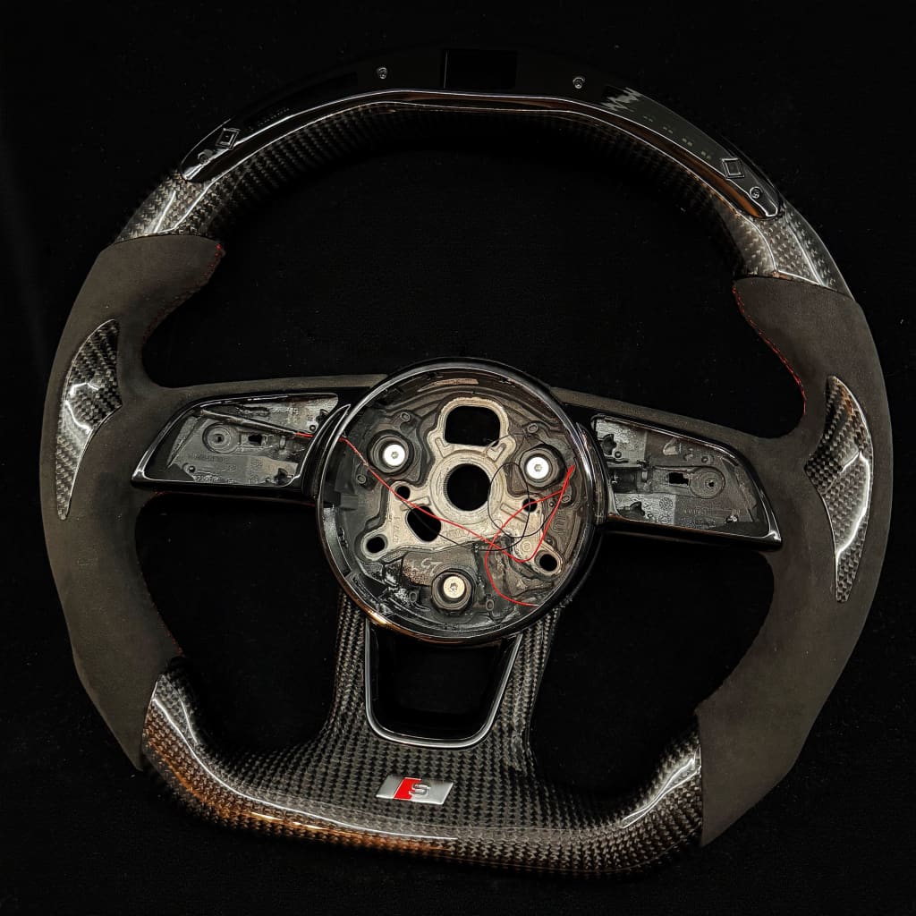 Audi B9/2017-2020 8V A/S 3/4/5 Carbon Fiber Steering Wheel