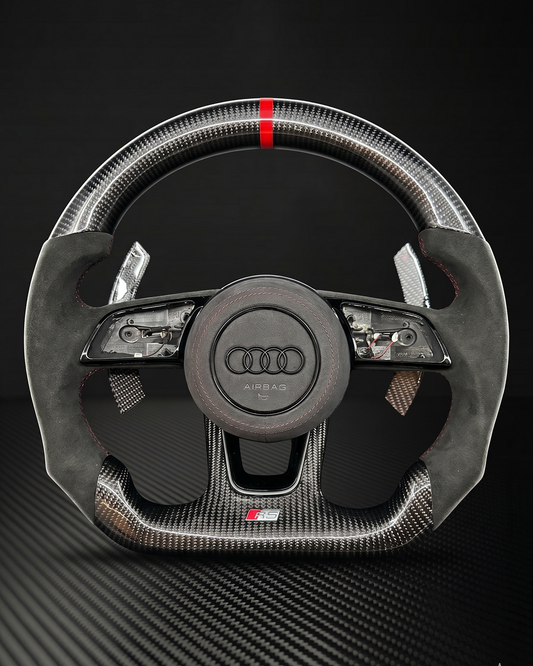 Audi B9/2017-2020 8V A/S/RS 3/4/5 Carbon Fiber Steering Wheel
