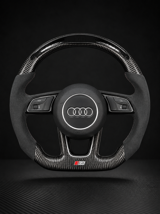 Audi B9/2017-2020 8V A/S/RS 3/4/5 Carbon Fiber Steering Wheel