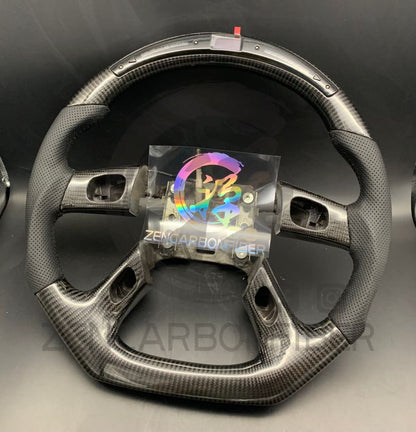 2003-2006 Chevrolet Silverado/TRAILBLAZER/Tahoe, GMC YUKON/SIERRA Carbon Fiber Steering Wheel