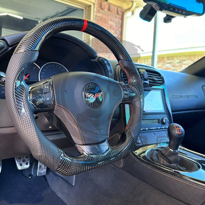 2006-2013 C6 Chevrolet Corvette Carbon Fiber Steering Wheel