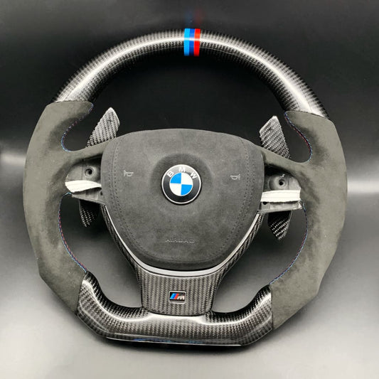 2011-2017 BMW F1X 5/6-series Carbon Fiber Steering Wheel