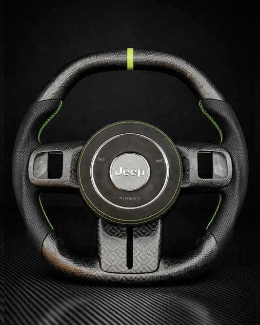 2011-2018 Jeep Wrangler JK Carbon Fiber Steering Wheel