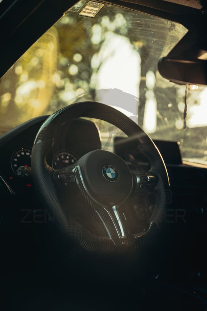 2012-2018 BMW F2X/F3X/F8X/F1X Carbon Fiber Steering Wheel