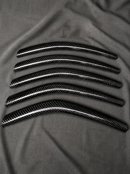 2012+ Ford Focus Carbon Fiber Door Handle Pull Trims/Door Spears Replacement (Pair of 2)