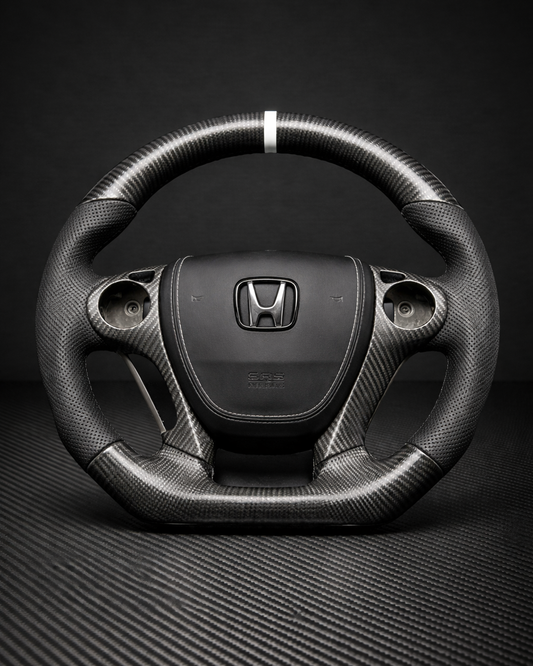 2013-2017 Honda 9th Gen Accord Carbon Fiber Steering Wheel