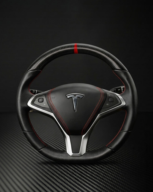 2013-2020 Tesla Model S/X Carbon Fiber Steering Wheel