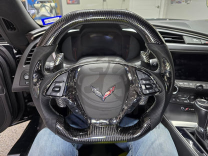 2014-2019 Chevrolet C7 Corvette Carbon Fiber Steering Wheel