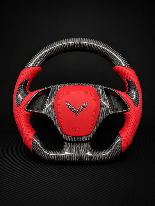 2014-2019 Chevrolet C7 Corvette Carbon Fiber Steering Wheel