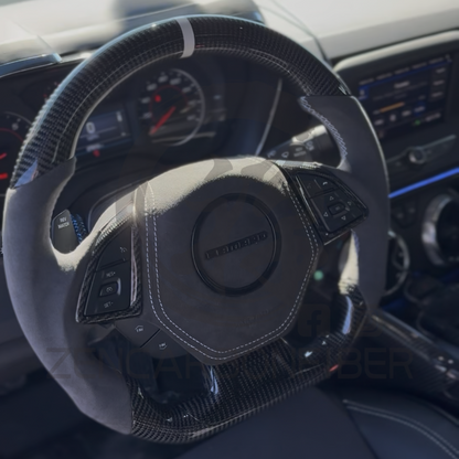 2016+ Chevrolet Camaro Carbon Fiber Steering Wheel