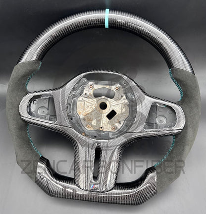 2017–2023 BMW G30 5-series M-Sport Carbon Fiber Steering Wheel