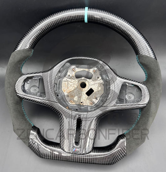 2017–2023 BMW G30 5-series M-Sport Carbon Fiber Steering Wheel