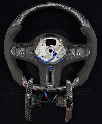 2017–2023 BMW G30 5-series M-Sport Carbon Fiber Steering Wheel