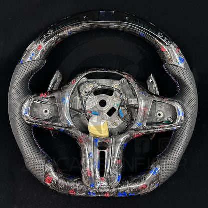 2019-2024 BMW G2X/G4X M-Sport Carbon Fiber Steering Wheel