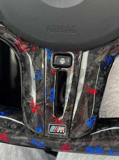 2019-2024 BMW G2X/G4X M-Sport Carbon Fiber Steering Wheel