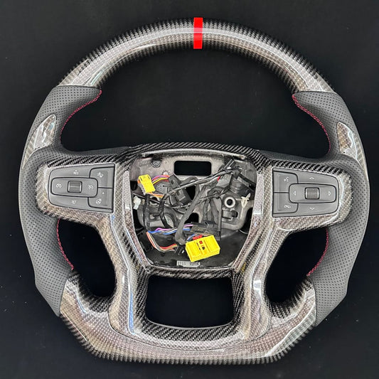 2019+ Chevrolet Silverado/GMC Sierra Carbon Fiber Steering Wheel