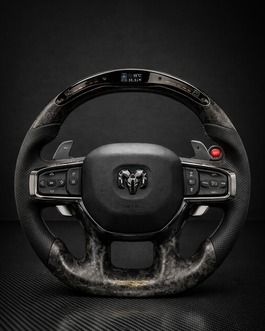 2021+ Dodge RAM TRX/GT/RHO Carbon Fiber Steering Wheel