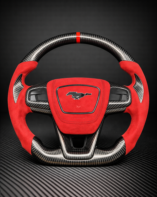 2021+ Ford Mustang Mach-E Carbon Fiber Steering Wheel