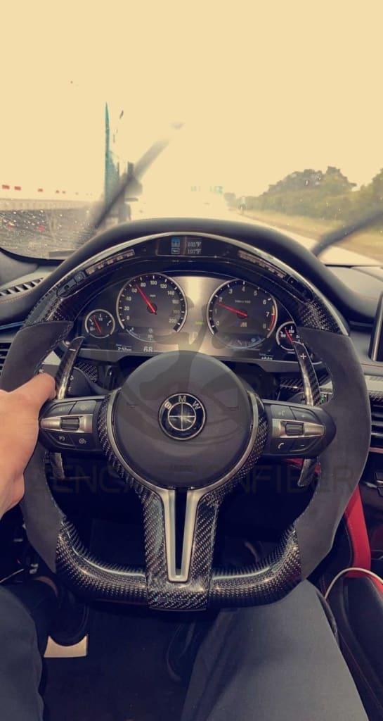 2012-2018 BMW F2X/F3X/F8X/F1X Carbon Fiber Steering Wheel