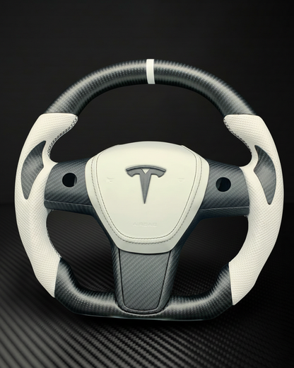 2017-2023 Tesla Model 3/Y Carbon Fiber Steering Wheel