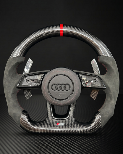 Audi B9/2017-2020 8V A/S/RS 3/4/5 Carbon Fiber Steering Wheel
