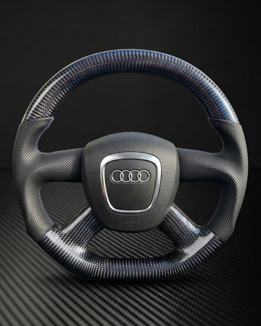 Audi B7/B8 A4/A6 4-spoke Carbon Fiber Steering Wheel