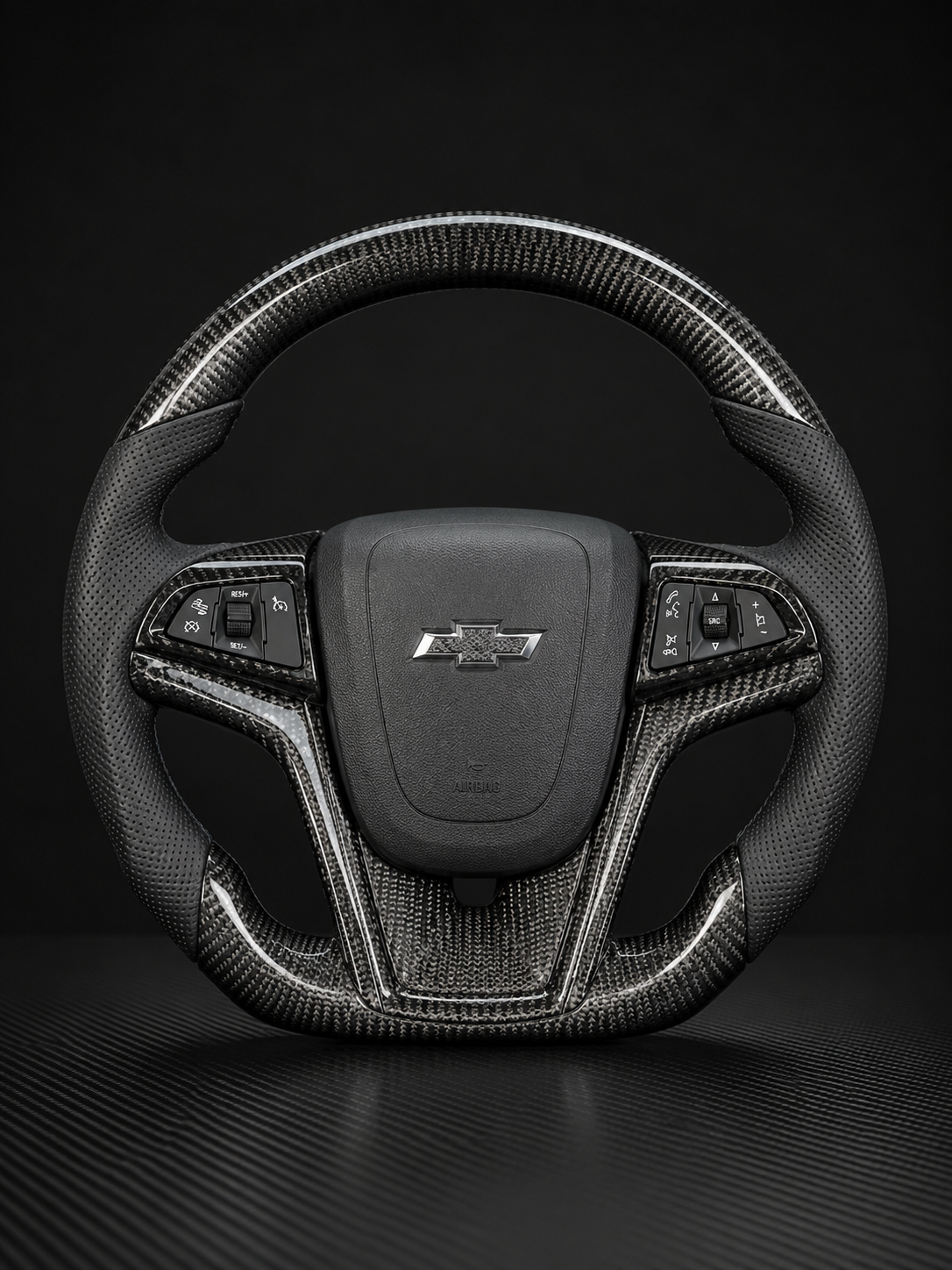 2013-2015 Chevrolet Malibu/Cruze Carbon Fiber Steering Wheel