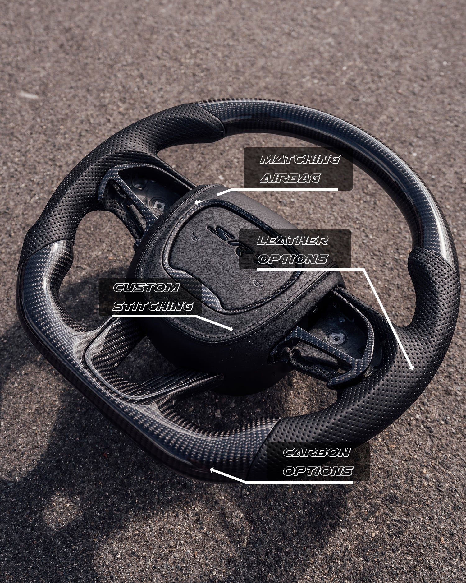 2015-24 Dodge Challenger Non-Hellcat Kustom Steering Wheel