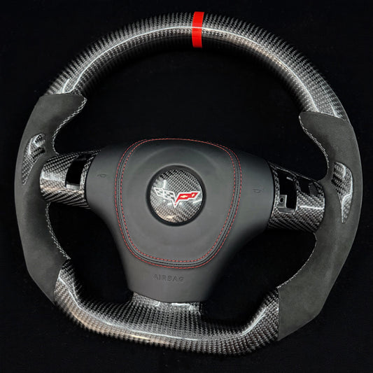 2006-2013 C6 Chevrolet Corvette Carbon Fiber Steering Wheel