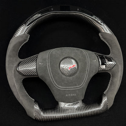 2006-2013 C6 Chevrolet Corvette Carbon Fiber Steering Wheel