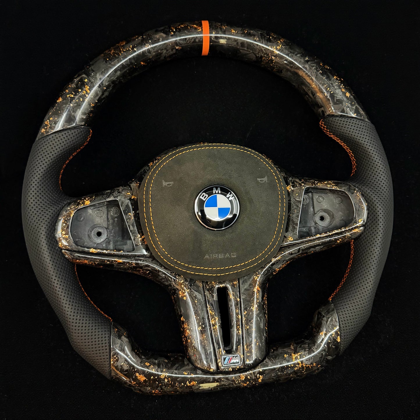 2017–2023 BMW G30 5-series M-Sport Carbon Fiber Steering Wheel