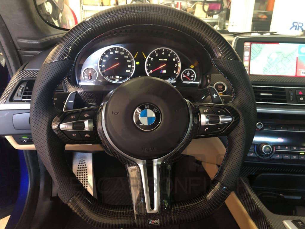 2012-2018 BMW F2X/F3X/F8X/F1X Carbon Fiber Steering Wheel