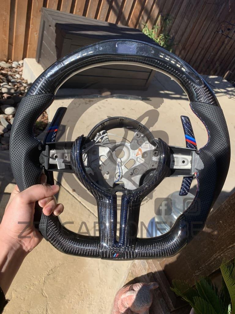 2012-2018 BMW F2X/F3X/F8X/F1X Carbon Fiber Steering Wheel