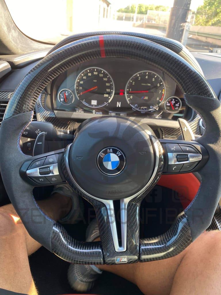 2012-2018 BMW F2X/F3X/F8X/F1X Carbon Fiber Steering Wheel