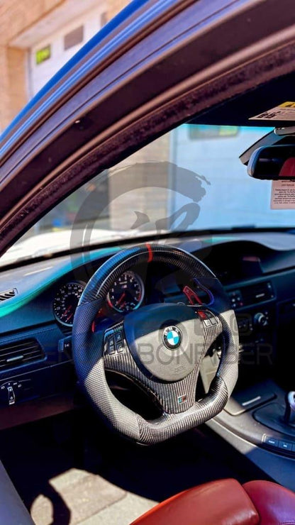 2006-2011 BMW E9X/E8X Sport Carbon Fiber Steering Wheel