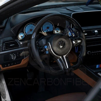 2012-2018 BMW F2X/F3X/F8X/F1X Carbon Fiber Steering Wheel