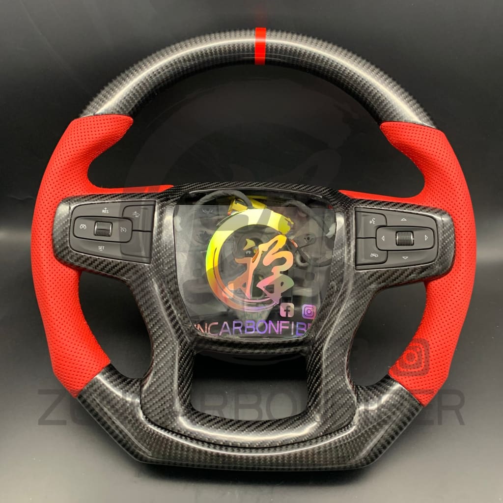 2019+ Chevrolet Silverado/GMC Sierra Carbon Fiber Steering Wheel
