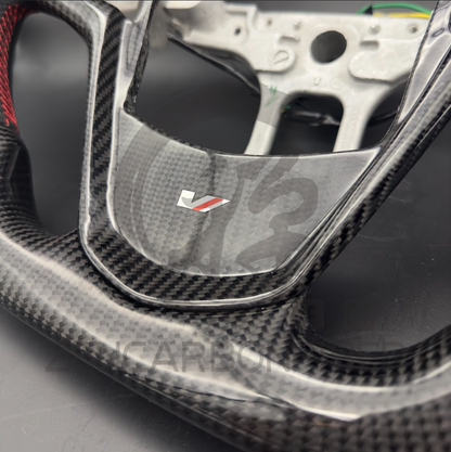 2013+ Cadillac ATS/CTS HEATED Carbon Fiber Steering Wheel (no paddle shifters)