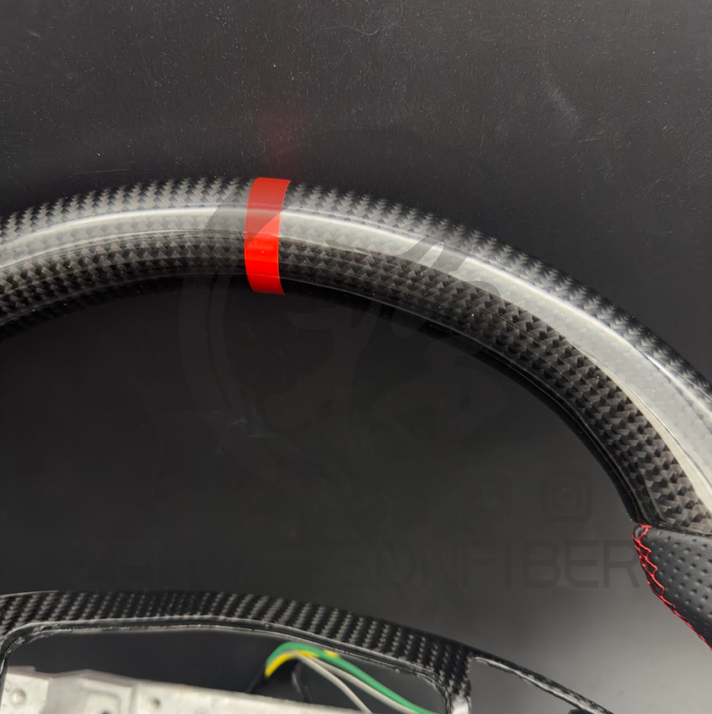2013+ Cadillac ATS/CTS HEATED Carbon Fiber Steering Wheel (no paddle shifters)
