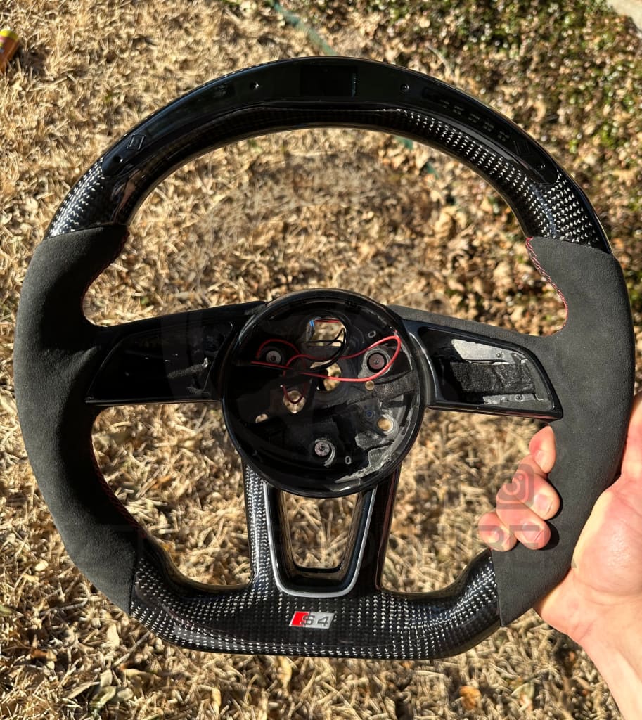 Audi B9/2017-2020 8V A/S/RS 3/4/5 Carbon Fiber Steering Wheel